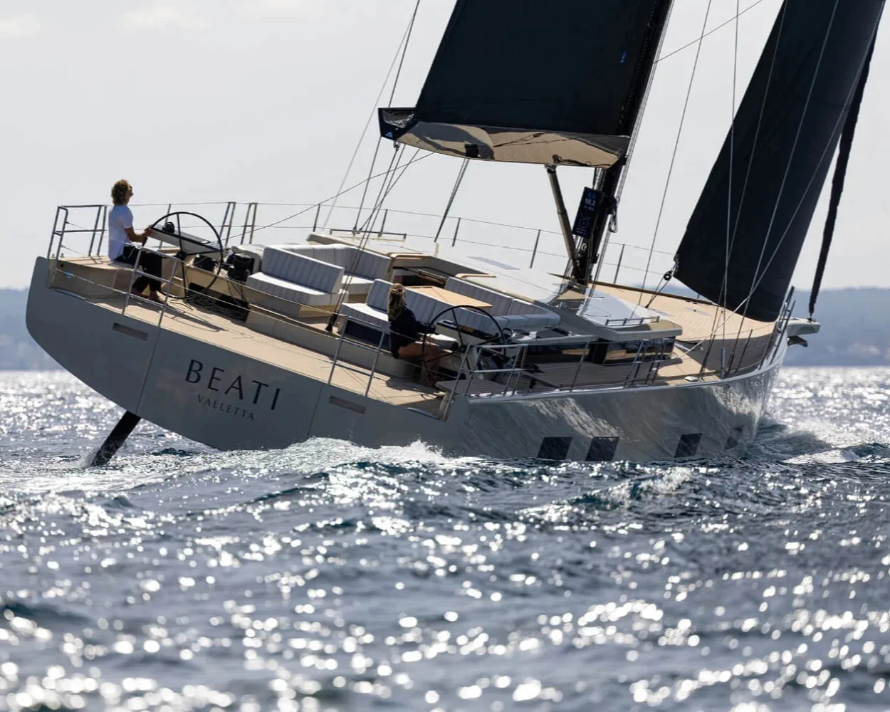 YYachts Y7 sailing, the class best-seller