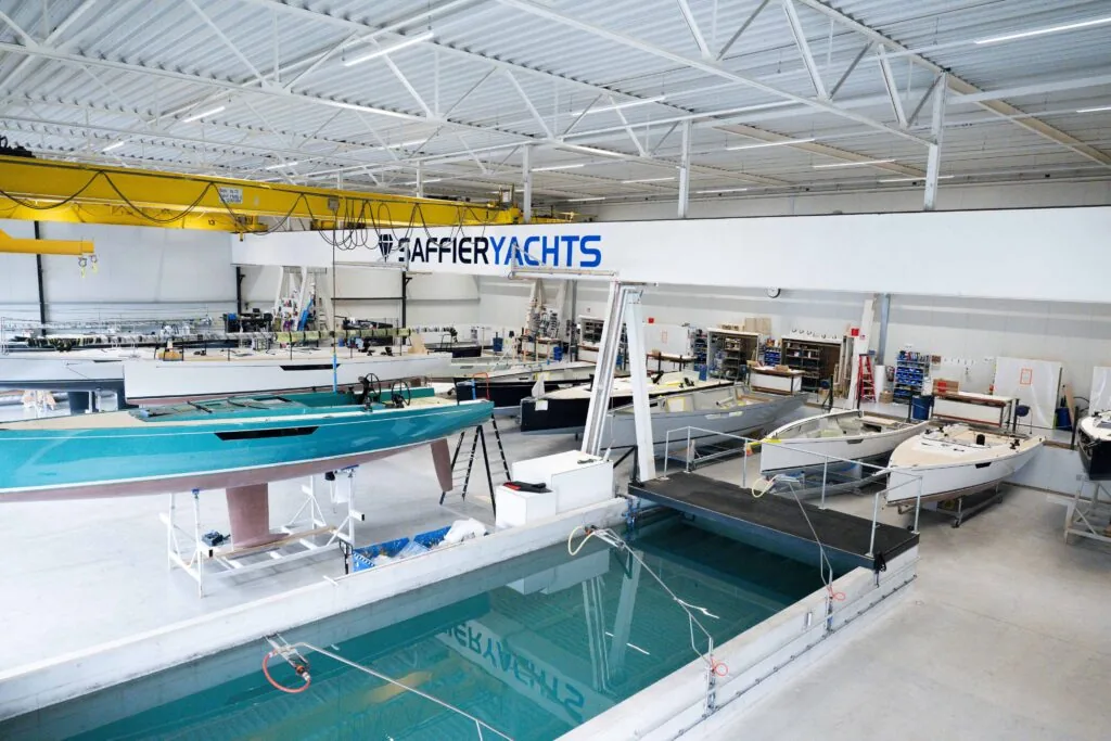 Saffier Yachts shipyard in IJmuiden, the Netherlands