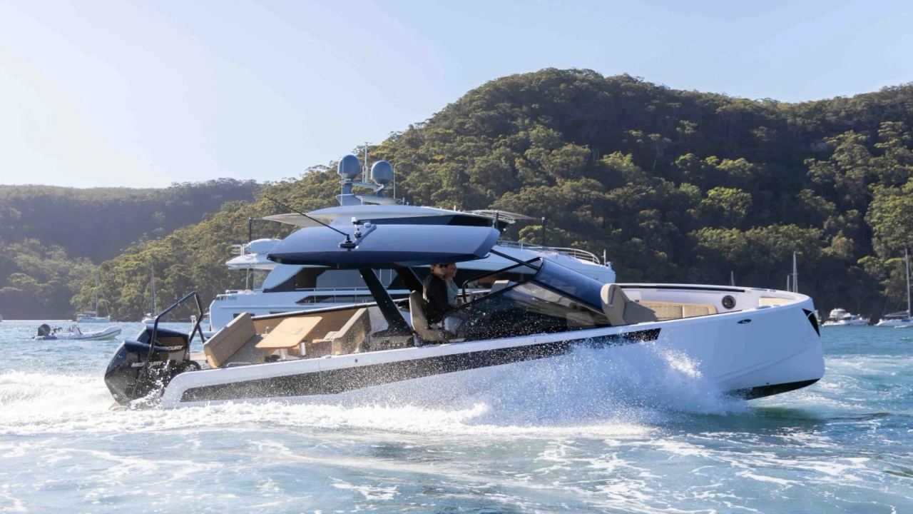 Virtue Yachts V10 T-Top lifestyle and exterior photography — gallery image 5