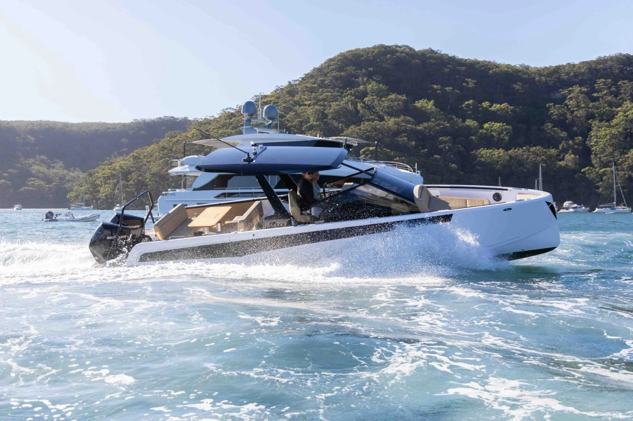 Virtue Yachts V10 T-Top lifestyle and exterior photography — gallery image 5