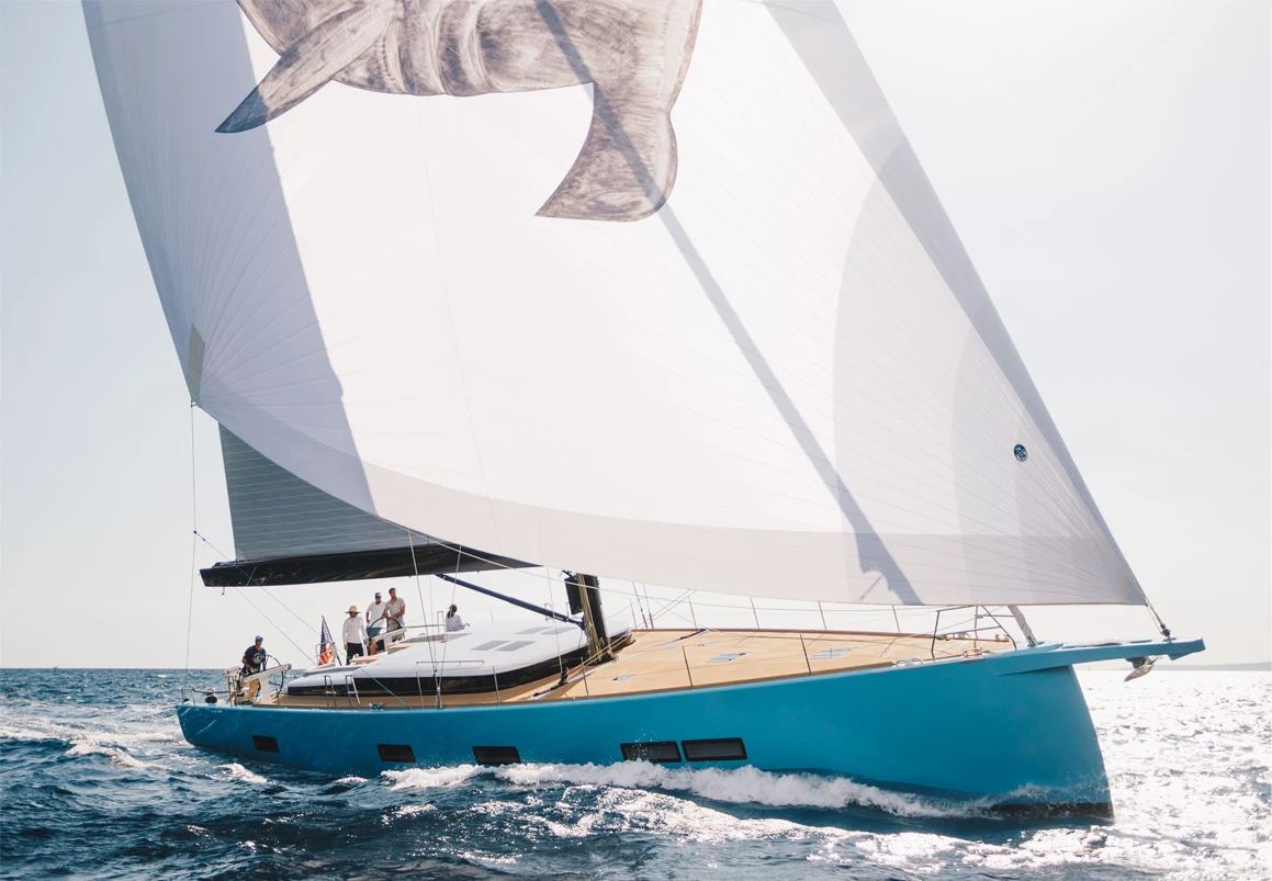 YYachts Y7 performance carbon sailing yacht exterior interior — gallery image 5